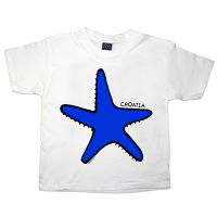 Croatia Starfish Kids T Shirt