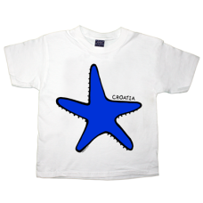 Croatia Starfish Kids T Shirt