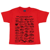 Fishes of the Adriatic Sea Childs T Shirt Red