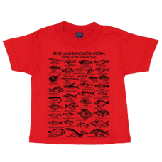Fishes of the Adriatic Sea Childs T Shirt Red