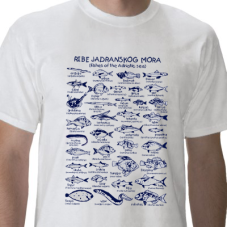 Fishes of the Adriatic Sea Adult T Shirt White