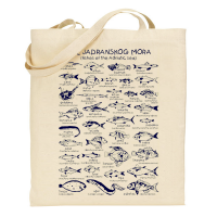 Fishes of the Adriatic Sea Cotton Tote Bag