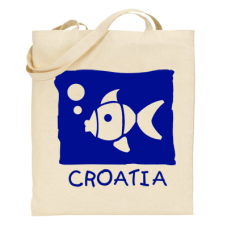 Croatia Fish Cotton Tote Bag