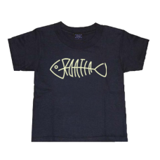 Croatia Fishbone Kids T Shirt Navy
